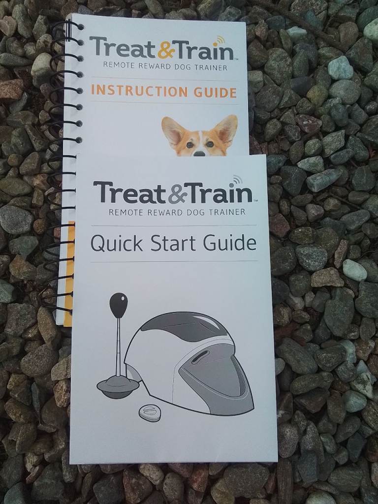 Treat & Train Remote Reward Dog Trainer with Instruction Guides
