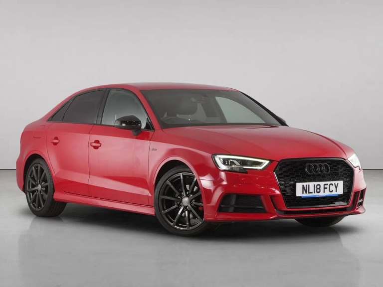 2018 Audi A3 1.5 TFSI CoD Black Edition Saloon 4dr Petrol Manual Euro 6 (s/s) (150 ps) Saloon Pet...