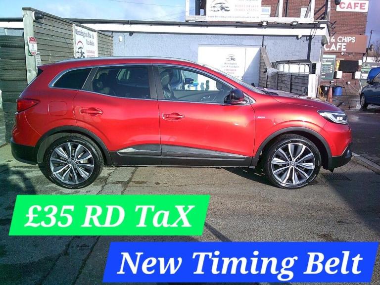 2015 Renault Kadjar 1.6 DCi SIGNATURE BOSE DIESEL **£35 RD TAX** NEW TIMING BELT, VGC SATNAV   HA...