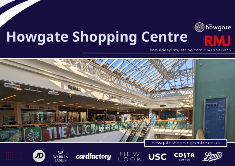 Prime Retail Units to Let – Howgate Shopping Centre, Falkirk