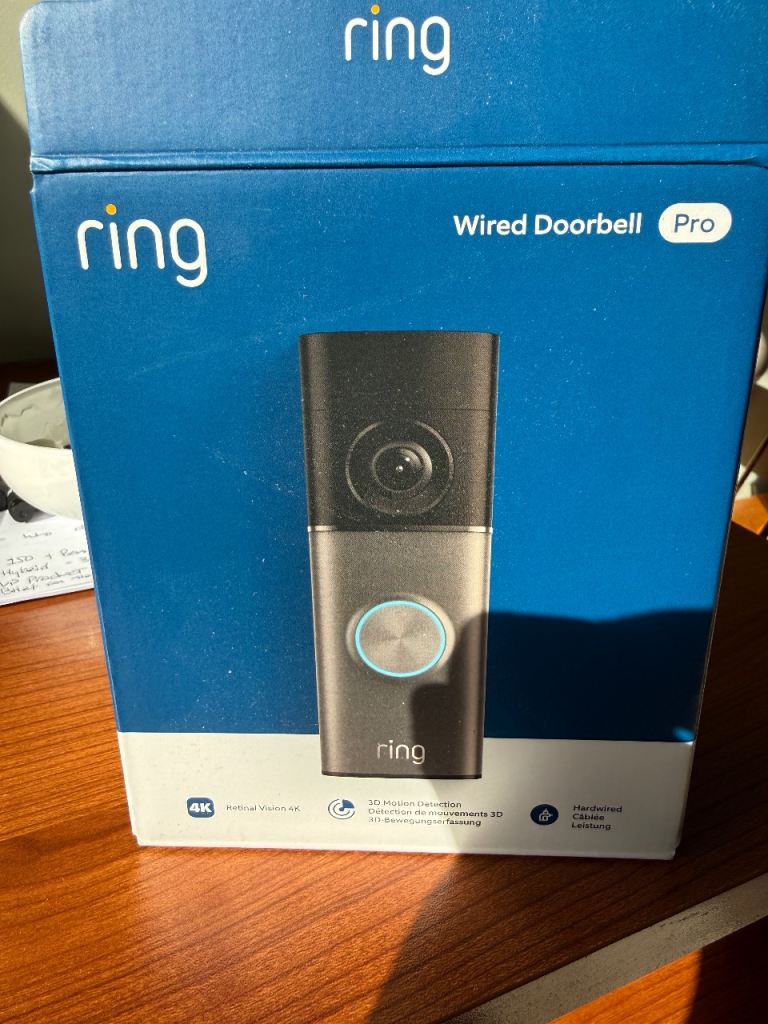 Ring Wired Doorbell Pro – Brand New, Unused