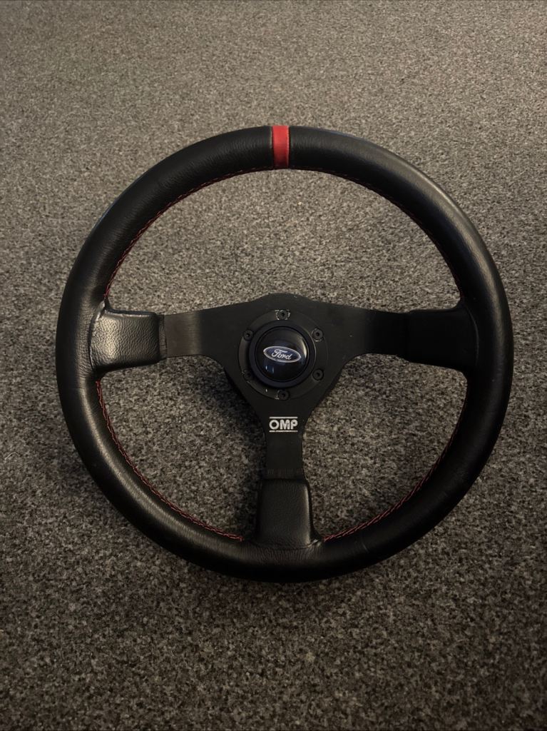 OMP Steering wheel and boss for mk5 Escort 
