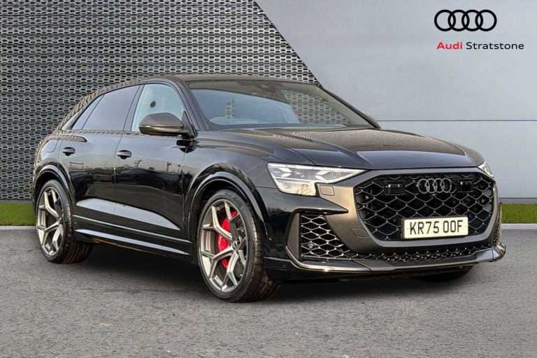 2025 Audi RS Q8 TFSI 640 Quattro Perform Carbon Black 5dr Tiptron SUV Petrol Automatic