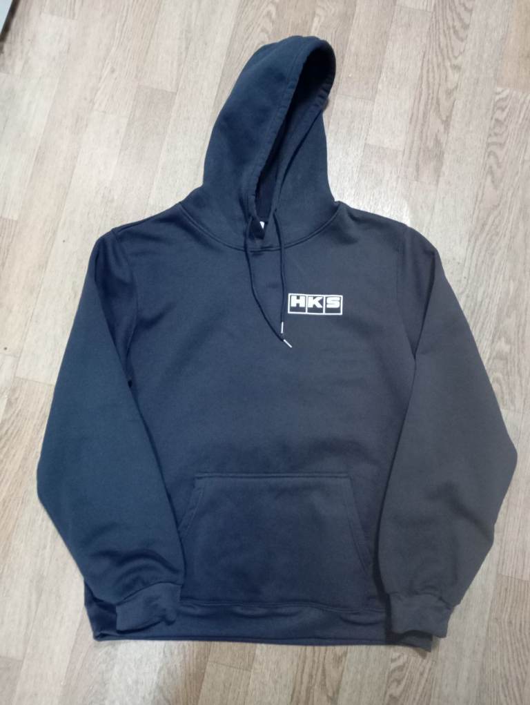 Mens HKS hooded top good clean condition size Large 