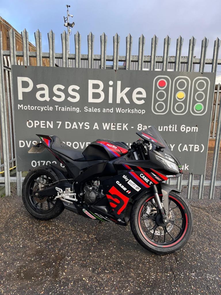 2024 Aprilia RS125 GP Replica 125cc Geared Sports Motorcycle 