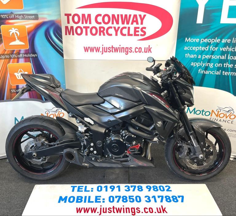 SUZUKI GSXS750 Z AL8 PHANTOM, 2018(68), 22,095 MILES FSH, 2 OWNERS, £4795
