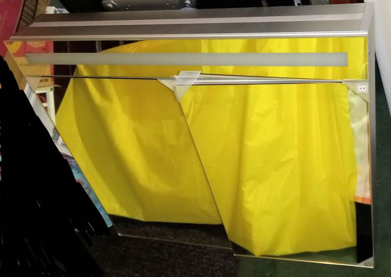 Big Mirror Bathrom Cabinet