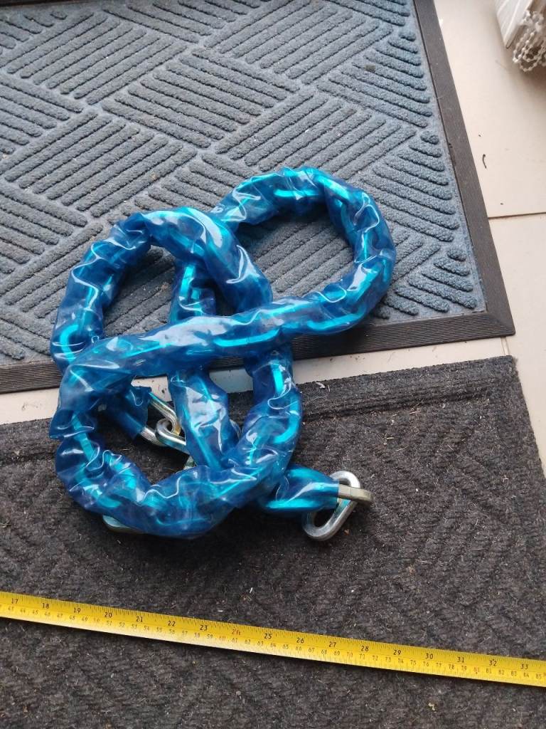Heavy duty motorcycle securing chain | in Grimsby, Lincolnshire | Gumtree