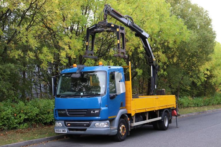 DAF LF45 180 4X2 HIAB XS 088 BRICK CRANE DROPSIDE (2014)