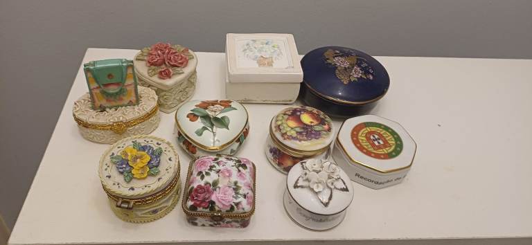 Various Trinket Boxes job lot