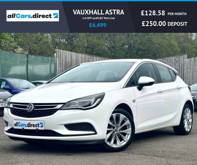 2017 Vauxhall Astra 1.6 CDTi ecoFLEX Tech Line Hatchback Diesel Manual