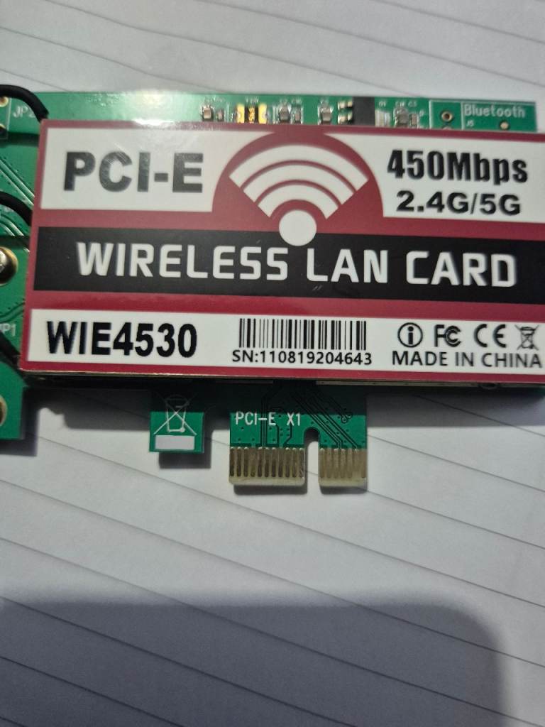 PCI-E Wireless LAN Card 450Mbps 2.4G/5G