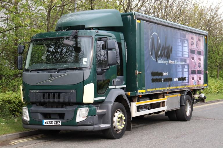 VOLVO FL 280 4X2 22FT CURTAINSIDE (2016)