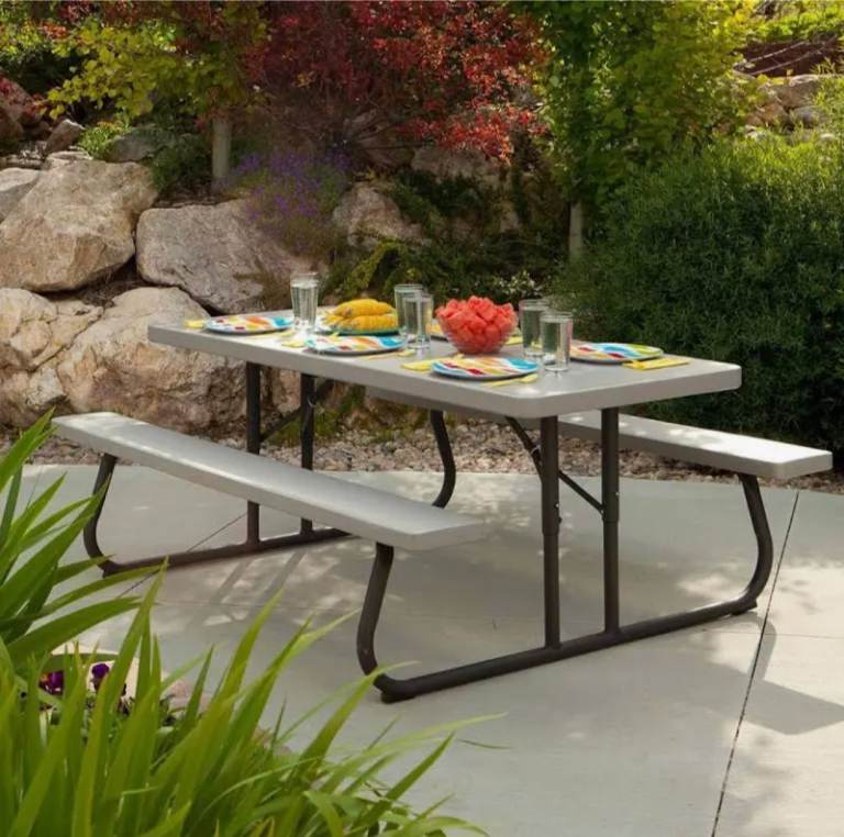 Lifetime 6-Foot Green Picnic Table