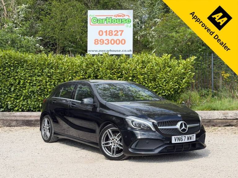 2017 67 MERCEDES-BENZ A-CLASS 1.6 A180 AMG LINE (PREMIUM) HATCHBACK 5DR PETROL M