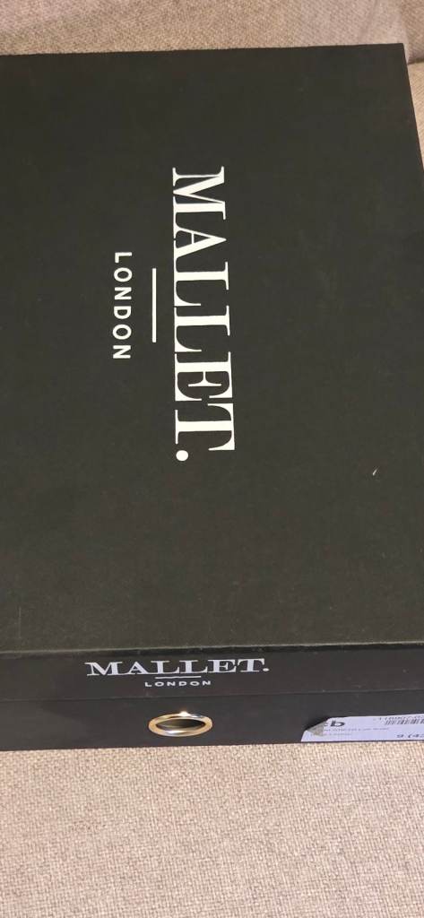 Mallet GRFTR Low Sn00 Trainers – Black Leather UK 9 (EU 43)