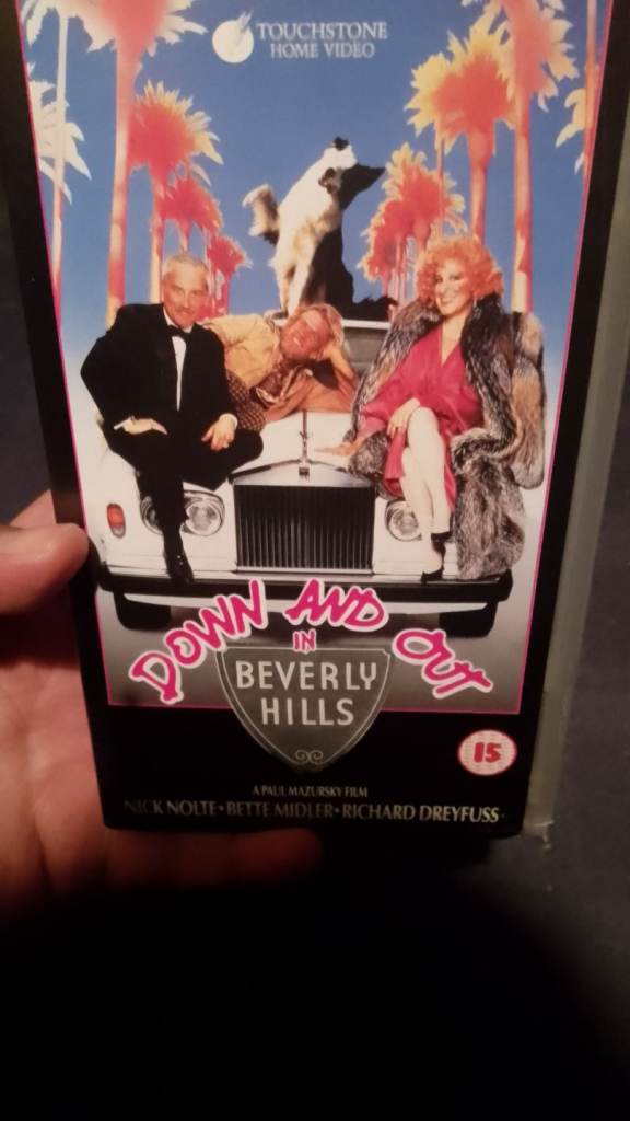 Down and out in Beverly Hills VHS