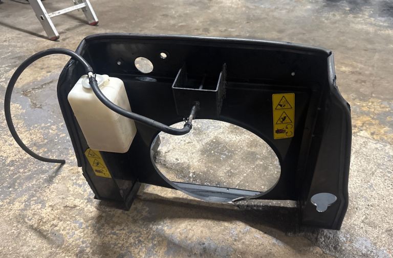 Kubota F3680 Radiator Fan Shroud with Expansion Tank