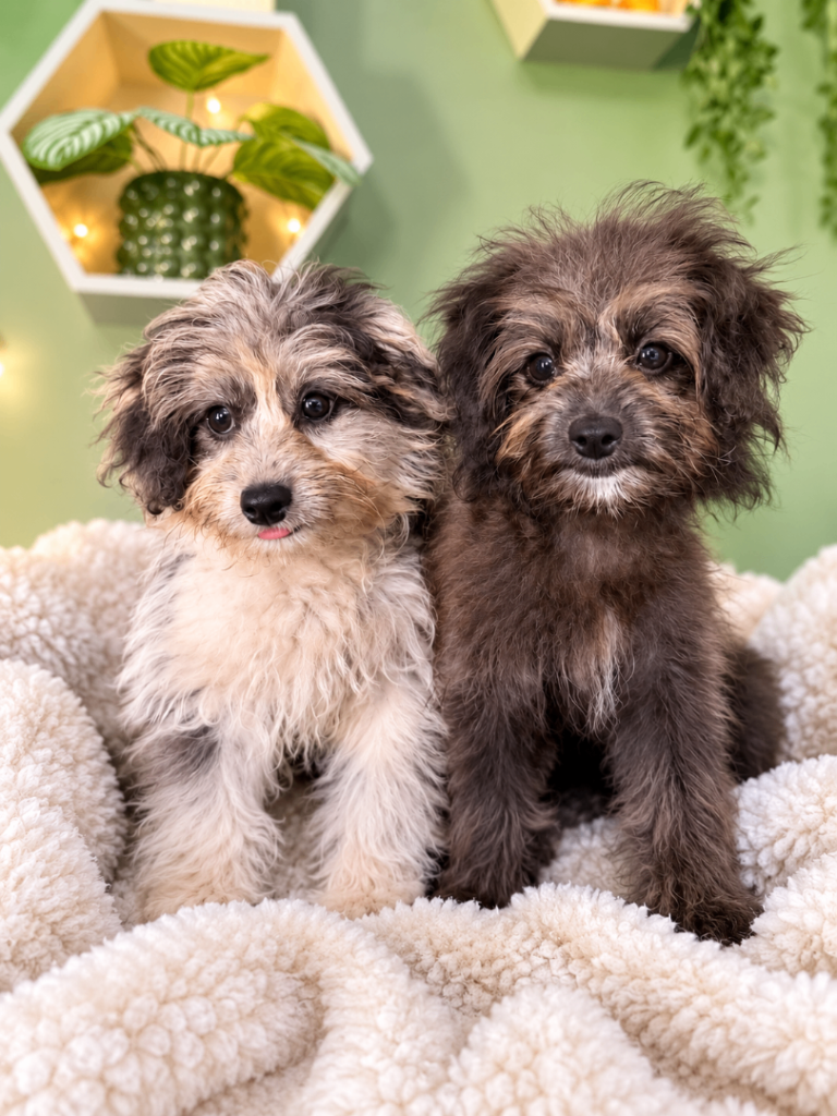 2 POMAPOO LITTLE GIRLS 