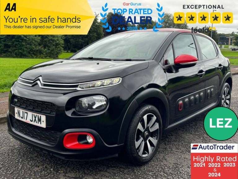 2017 Citroen C3 1.2 PureTech 82 Feel 5dr HATCHBACK PETROL Manual