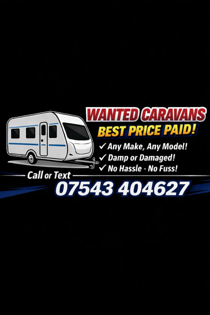 We buy any caravan 🚐 