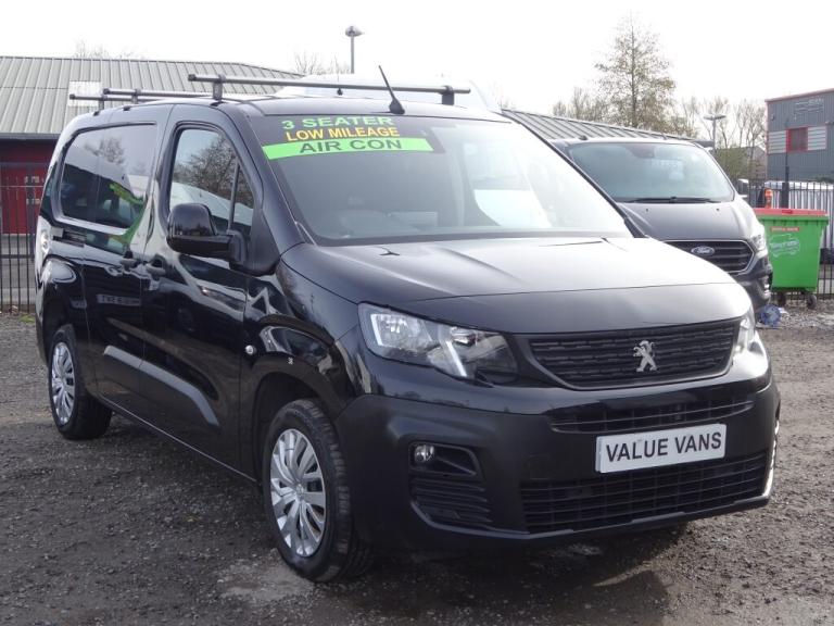 2022 (22) PEUGEOT PARTNER PROFESSIONAL PREMIUM L2 (LWB) 1.5 BLUEHDI [A/C] - FSH