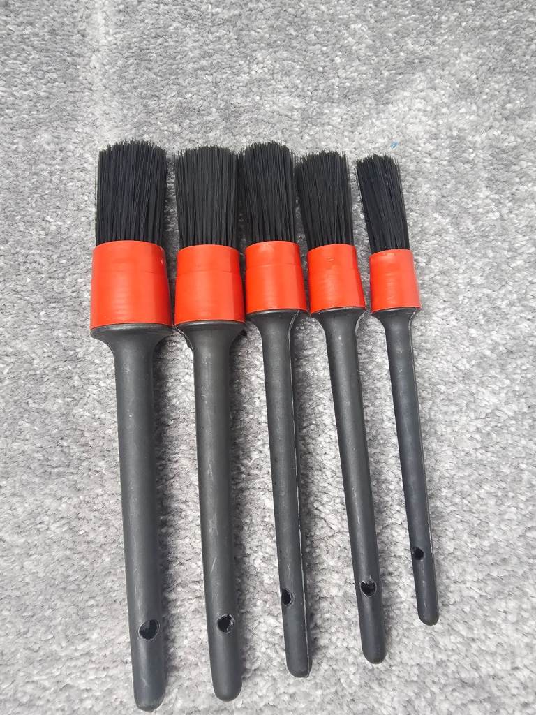 Car detailing brush set 