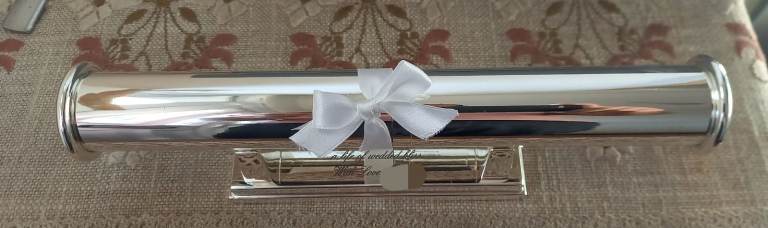 Wedding certificate holder