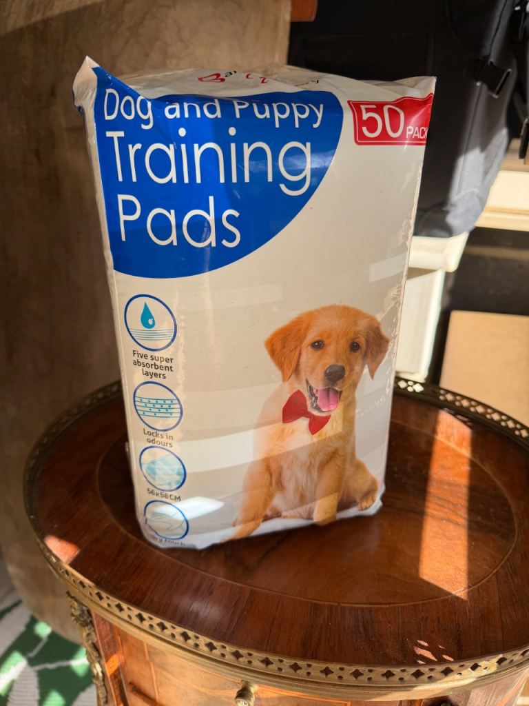 6 x packs of 50 puppy training pads