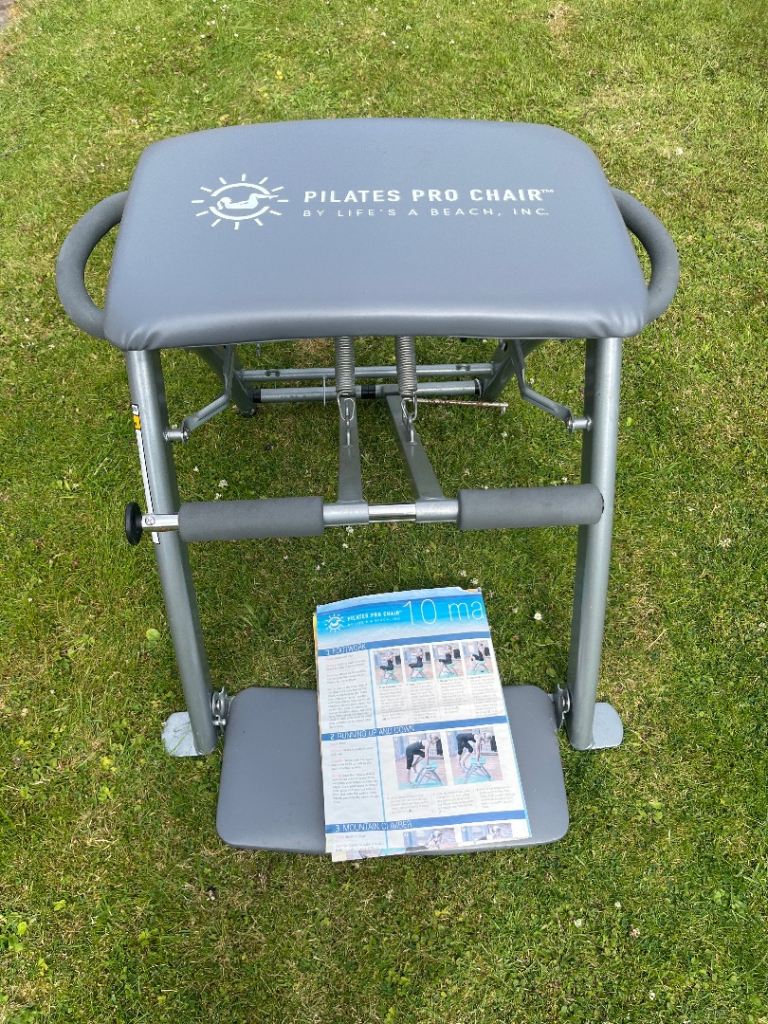 Life's A Beach Pilates Pro Chair - Grey, Good Condition