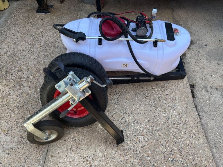Garden Sprayer with Trailer Wheels – Good Condition