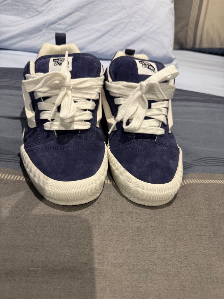 Blue Vans Knu Skool Shoes