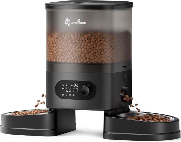 DownyPaws Automatic Cat Feeder for 2 Cats – New (Selling at 50% OFF)