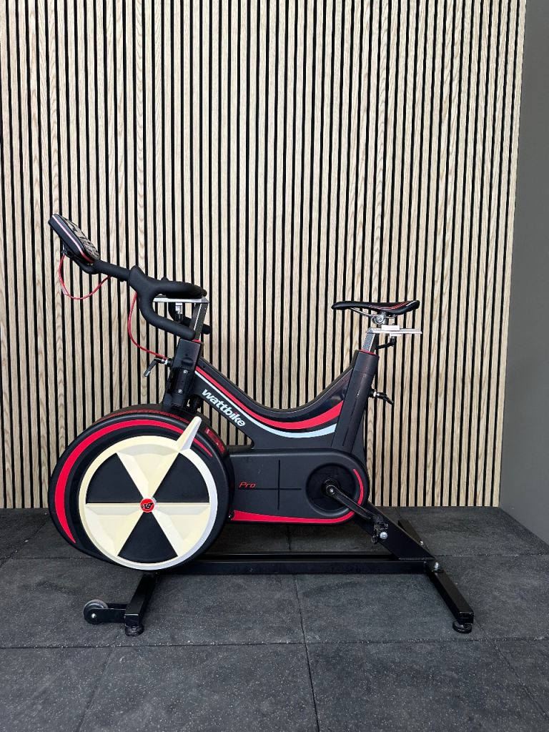  Wattbike Pro Indoor Smart Exercise Bike With Model B Bluetooth Monitor, SERVICED