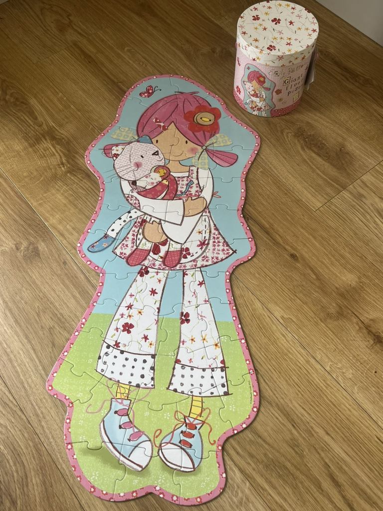 M&S Emily Button Giant Floor Complete Puzzle Jigsaw Over 75cm Tall 