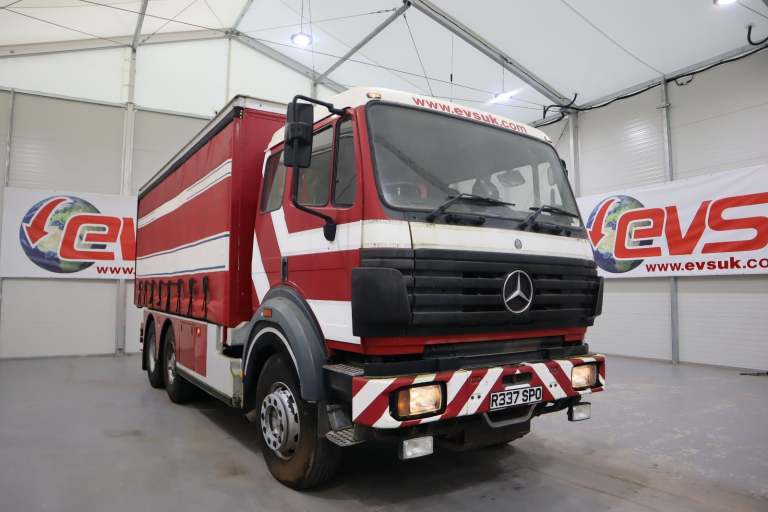 1997 (37 PLATE) Mercedes Benz MK 2524 6x4  Curtainsiders