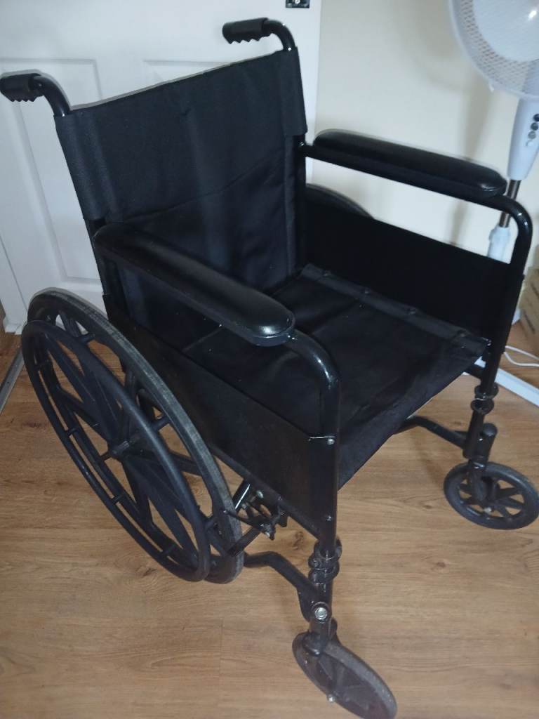 Black Manual Mobility Wheelchair in Good Condition