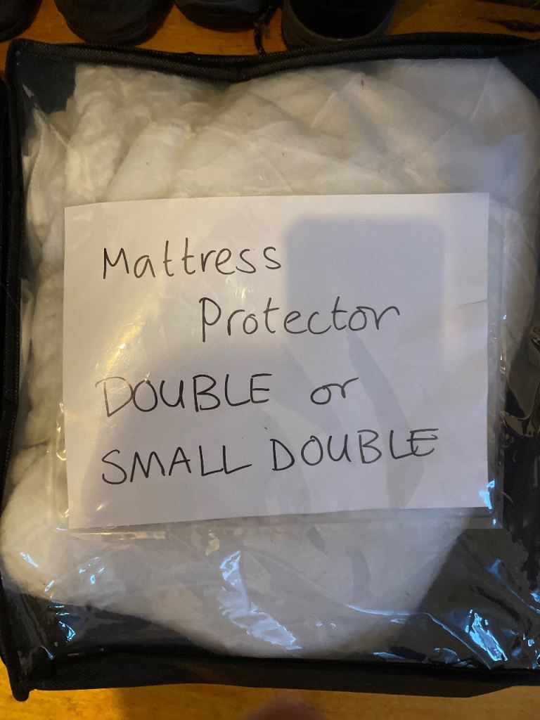 2 mattress protectors- 1 king/superking & 1 double - FREE to collector 
