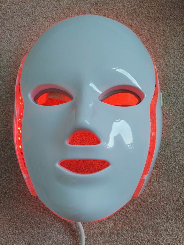 LED Light Therapy Face & Neck Mask Device - Rejuvenation & Anti-aging Wrinkles