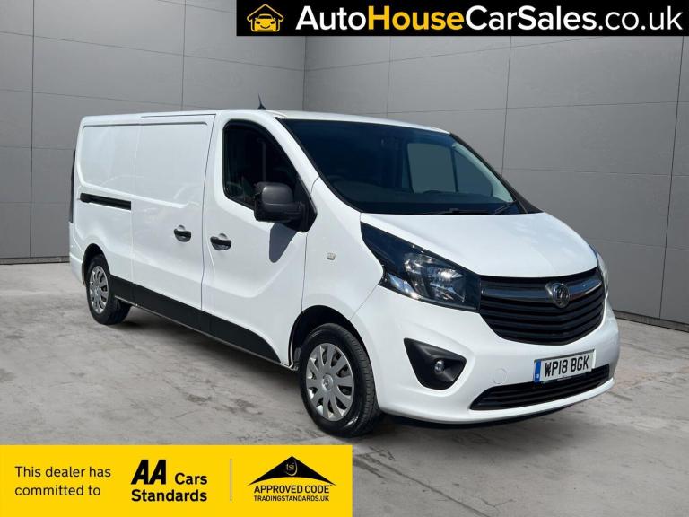 2018 Vauxhall Vivaro 2900 1.6CDTI BiTurbo 125PS Sportive H1 Van PANEL VAN DIESEL Manual