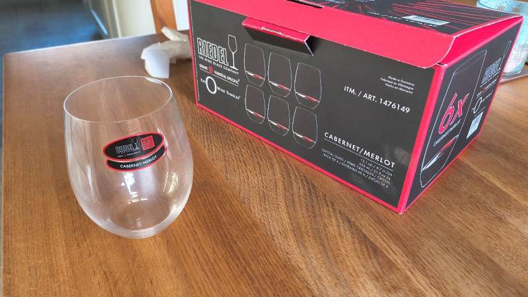 Riedel red wine tumblers