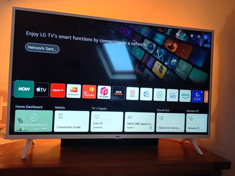 LG Smart TV - White, 4K UHD 