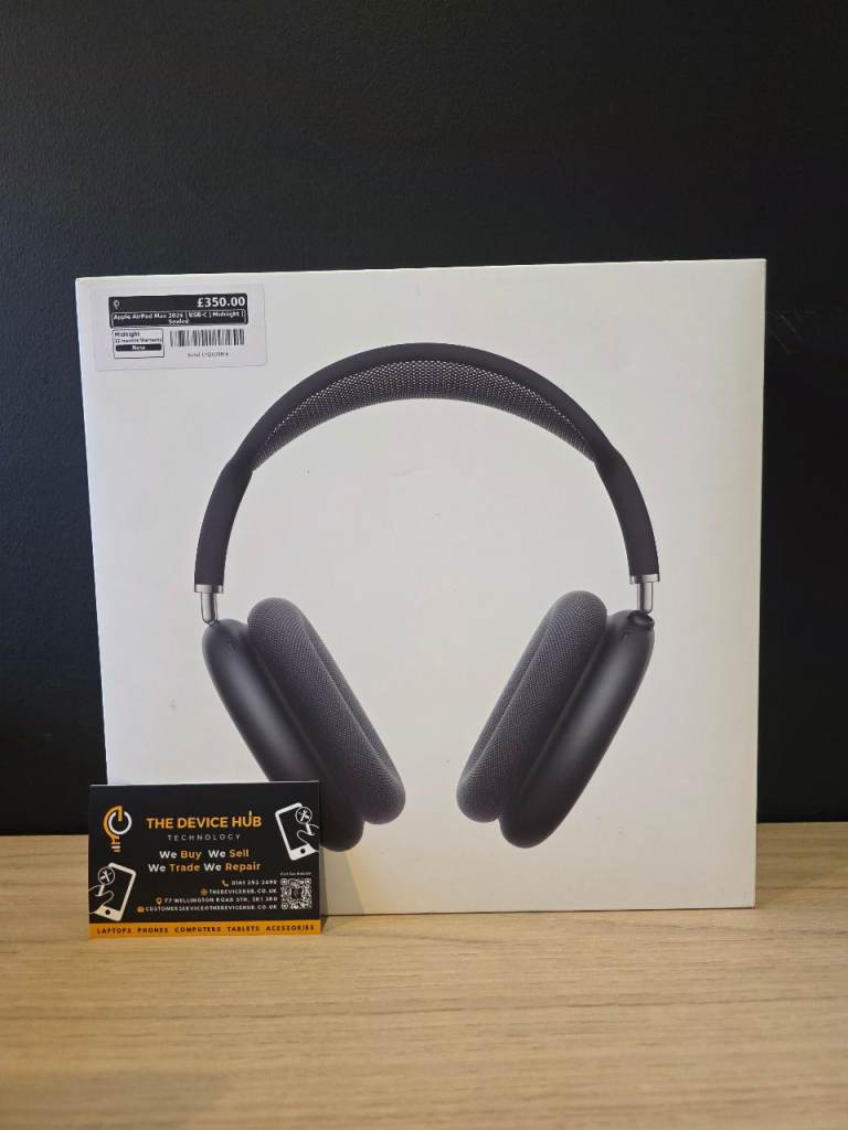 SEALED Apple Airpod Max - Midnight - RRP £499 - THE DEVICE HUB