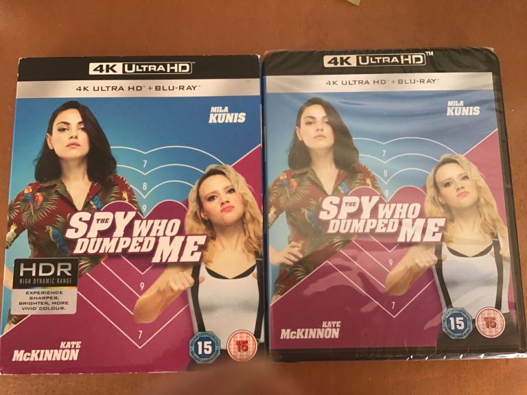 4K + slip. + Blu-ray NEW SEALED The spy who dumped me uhd hdr Dolby Atmos  7.1 superb comedy