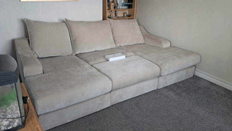 Dfs U shape sofa 