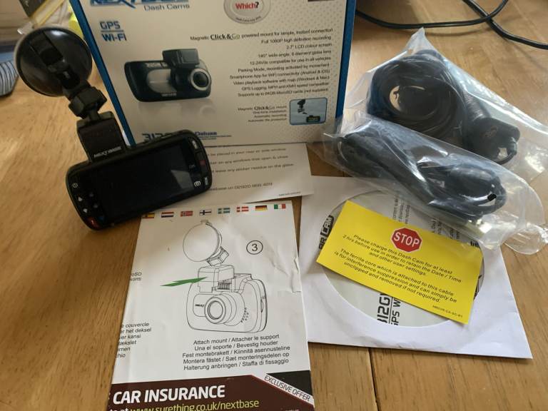 'Next Base' Car  Dash cam Model : 312GW Deluxe with GPS & WIFI.