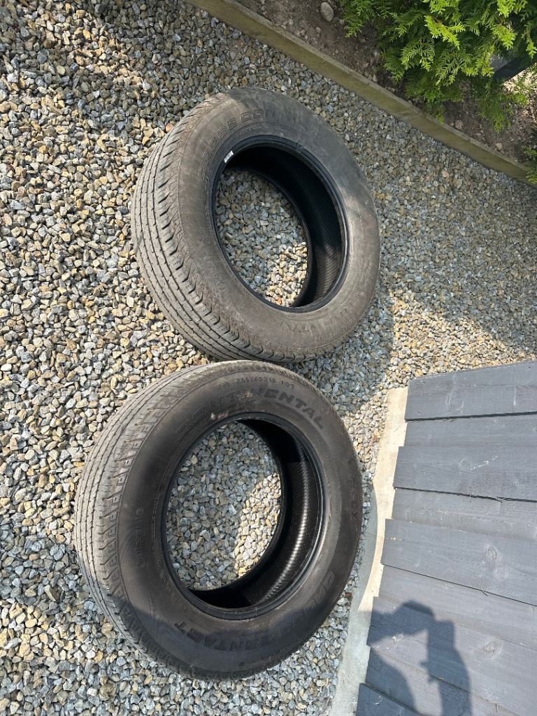 Continental tyres  265 60 18