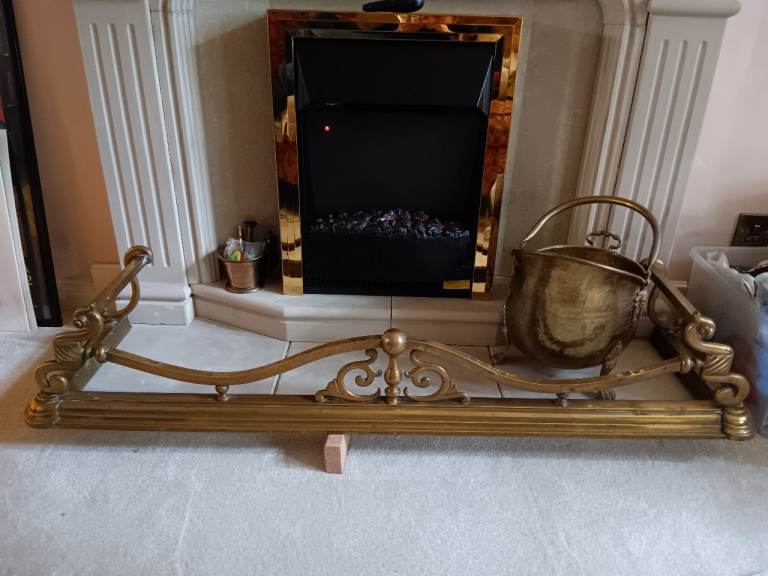 Brass Ornamental Fire Surround Fender