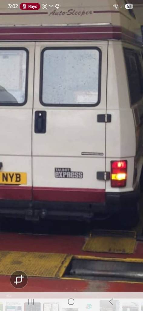 Breaking Talbot Express campervan 