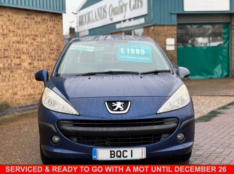 2008 Peugeot 207 1.4 S Hatchback 5 Door Montebello Blue Petrol Manual (150 g/km, 75 bhp) Hatchbac...